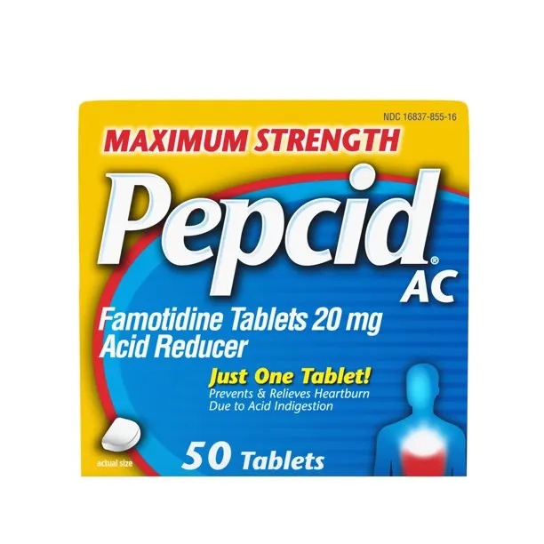 Pepcid AC Maximum Strength for Heartburn Prevention & Relief, 50Ct
